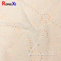 Soft Cotton Fabric Lace Fabric Wholesale Cotton Embroidery Eyelet Cotton Fabric Factory